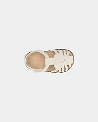 Baby Girl Every Step® First Walker Sandals - White