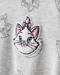 Girls Aristocats Marie Pullover Sweatshirt - Grey