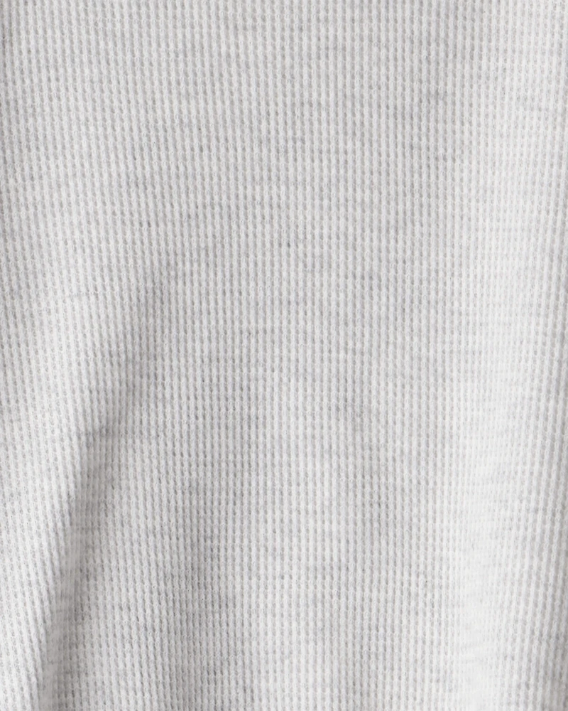 Girls 2-Piece Long-Sleeve Top & Skirt Set - Grey