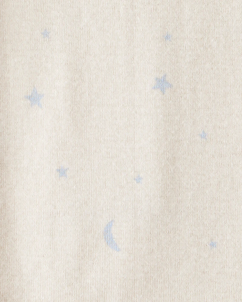 Baby Boy 4-Pack Dragon Star Print Cotton Long-Sleeve Multipack Bodysuits - Blue/White/Green