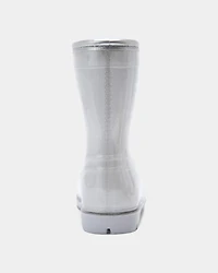 Toddler Girl Rain Boots - Silver