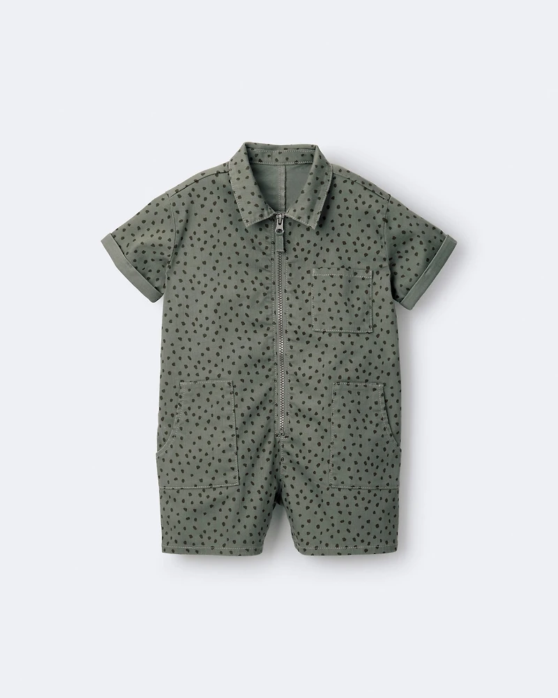 Toddler Day Out™ Romper - Olive