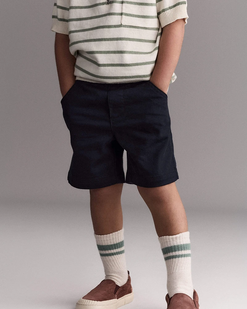 Toddler Boy Bermuda Short - Black