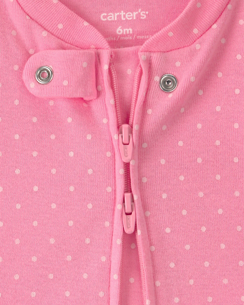 Baby Girl 2-Pack Strawberry Sleeper - Pink