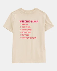 Boys Weekend Plans Short-Sleeve Graphic Tee