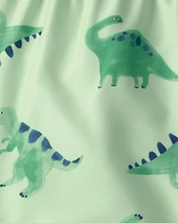 Toddler Boy Dinosaur Swim Trunks - Green