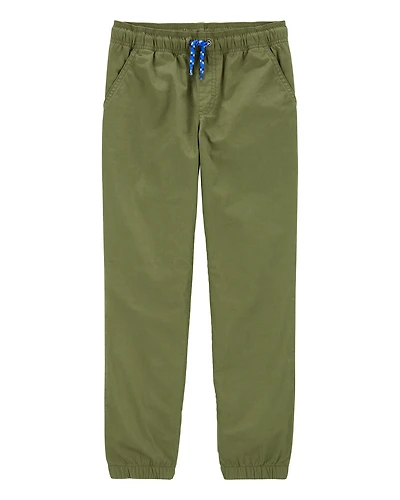 Kid Pull-On Poplin Pants