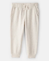 Toddler Boy DayDream Fleece Joggers - Cream