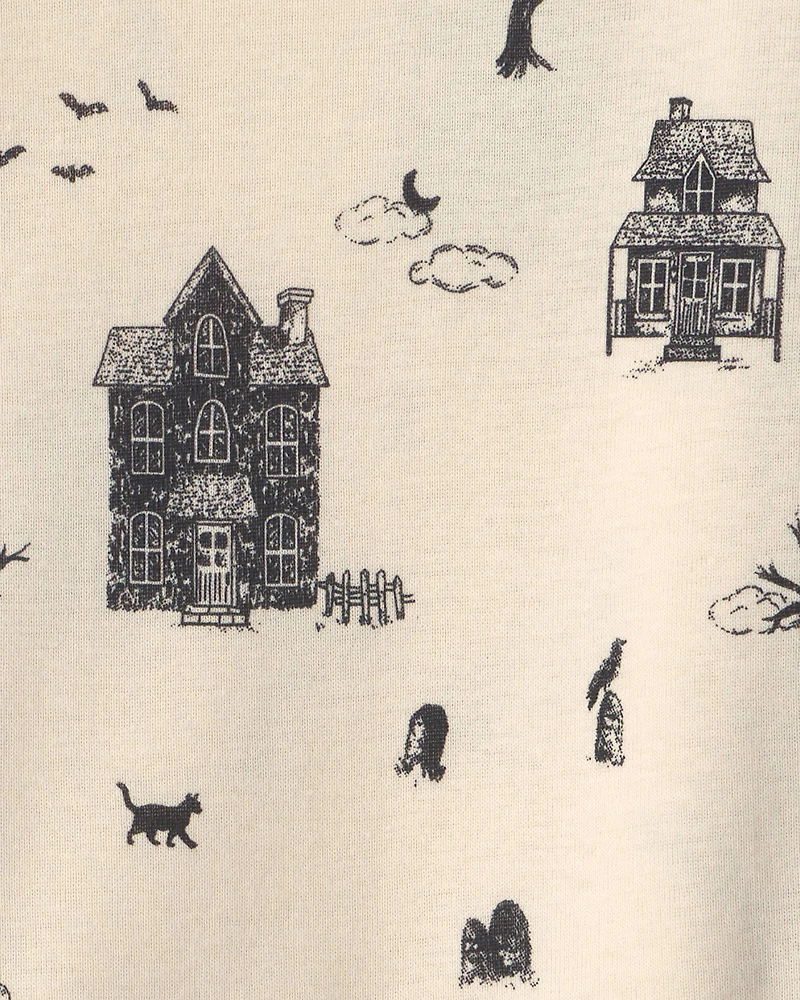 Toddler 2-Piece Organic Cotton Pajamas Spooky Landscape