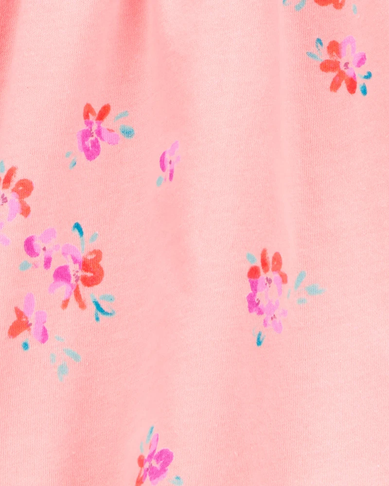 Toddler Floral Print Romper