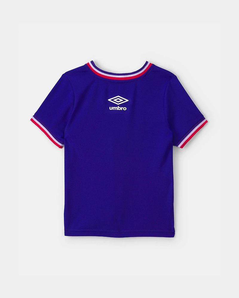 Toddler 2-Piece Umbro France Soccer Jersey & Short Set - Blue/Red/White