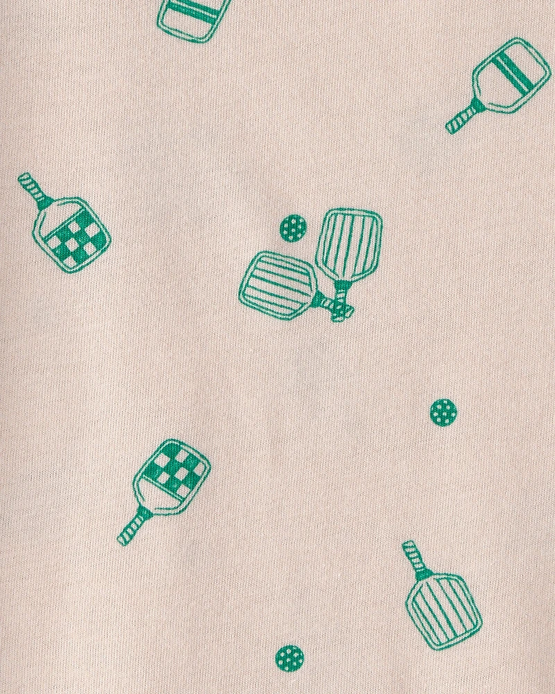 Toddler Pickleball T-Shirt - Brown