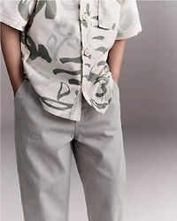Toddler Boy Woven Pant - Grey