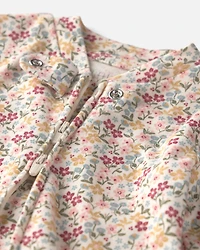 Baby Girl Organic Cotton Sleeper Floral