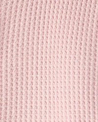 Baby Girl Waffle Knit Hooded Jacket Made with Organic Cotton