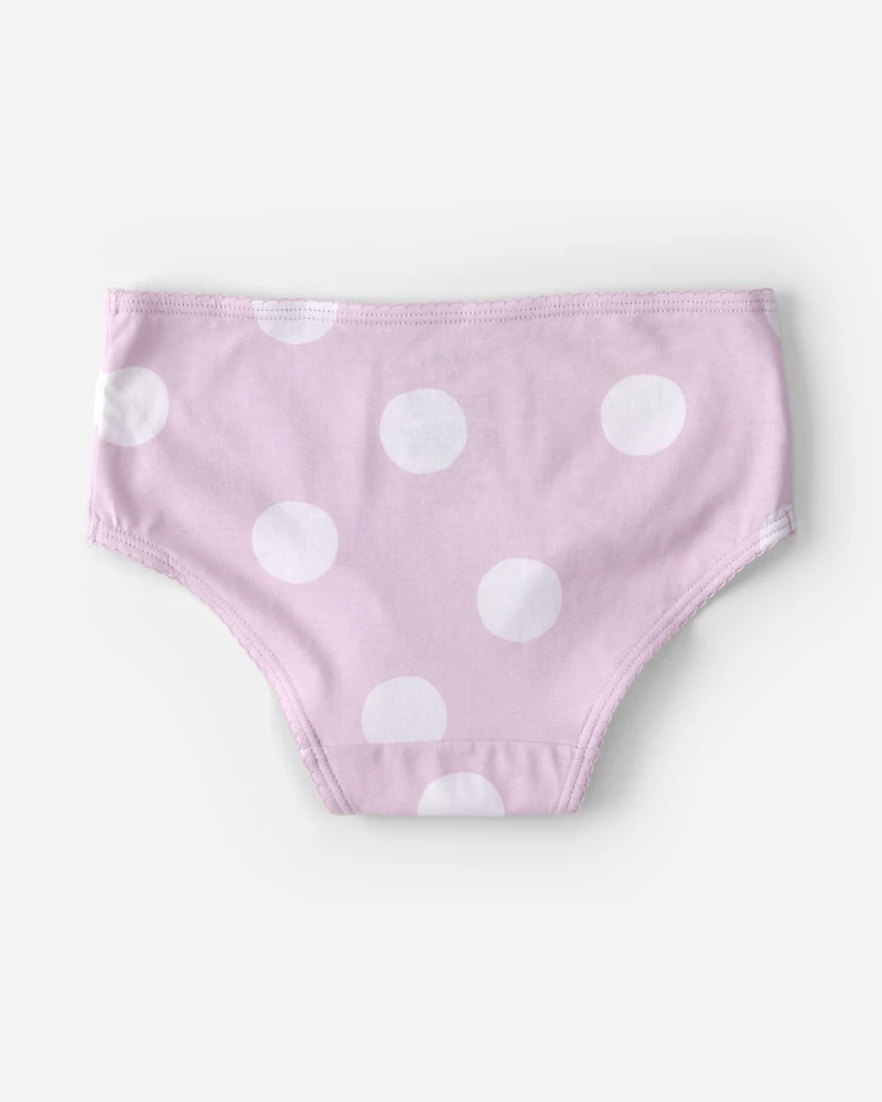 Girls 7-Pack Dots and Stripe Brief Underwear