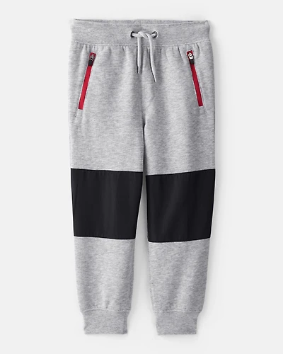 Toddler Boy Fleece Joggers - Grey
