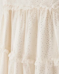 Toddler Girl Cream Holiday Dress