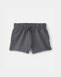 Toddler Girl French Terry Shorts - Grey