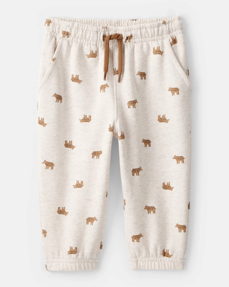 Baby Boy 2-Piece Teddy Pullover and Joggers Set