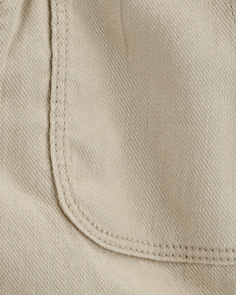 Baby Pull-On Twill Shorts