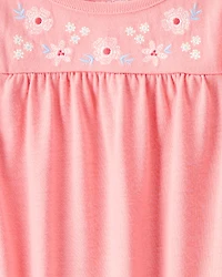 Girls 2-Pack Floral Bunnies Nightgowns