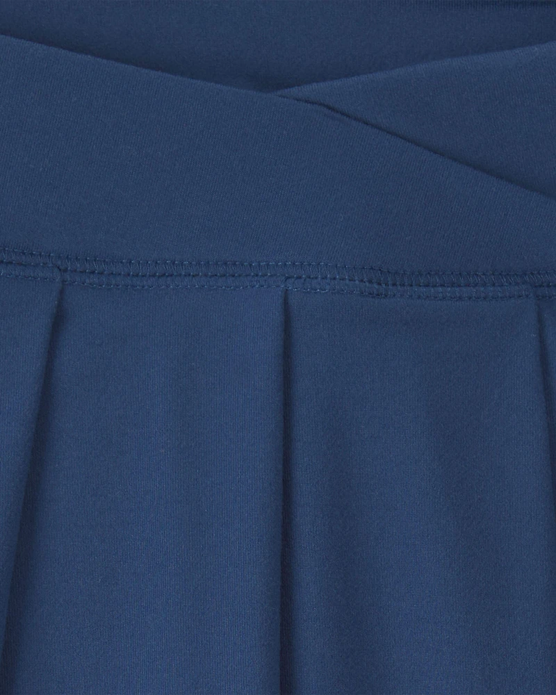 Girls Pleated Active Skort - Blue