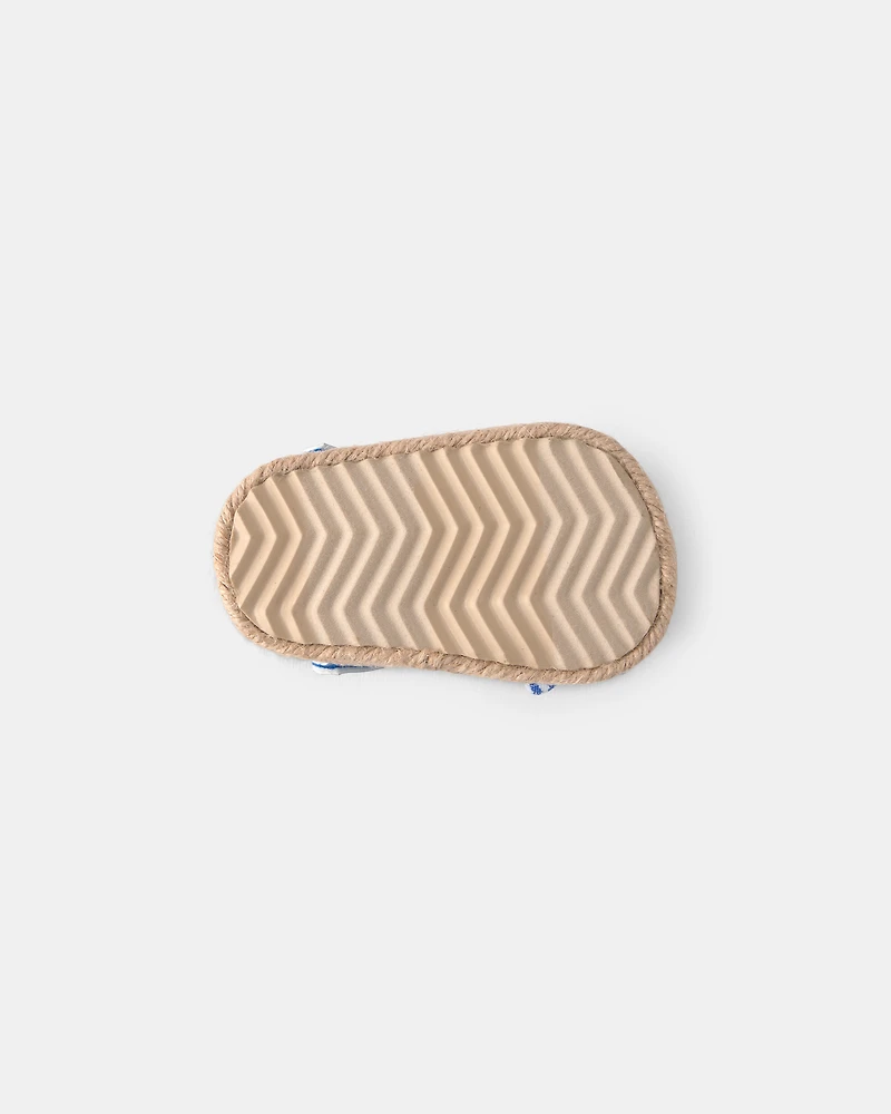 Baby Girl Striped Sandals - Blue
