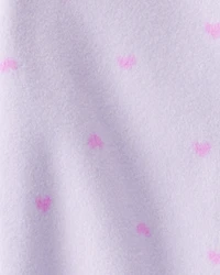 Toddler Girl Koala Loose Fit 1-Piece Pajamas - Purple