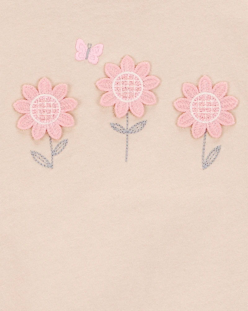 Toddler Floral Short-Sleeve Tee