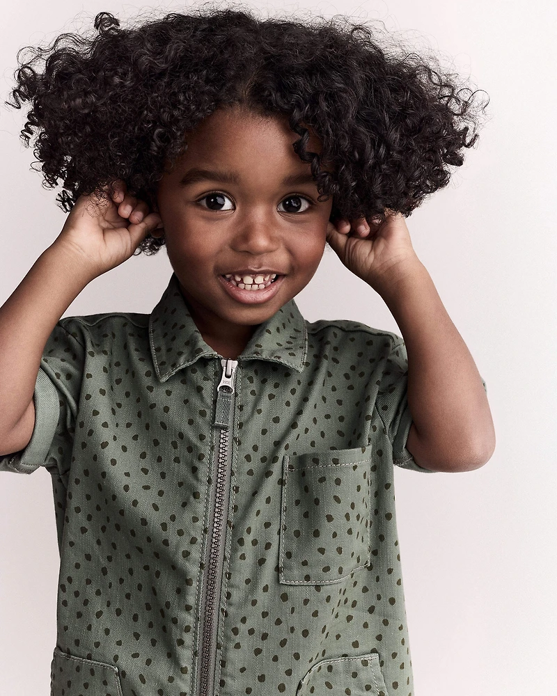 Toddler Day Out™ Romper - Olive