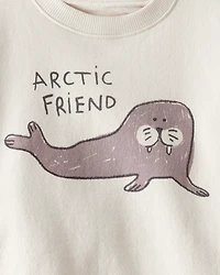 Toddler 2-Piece Set Made with Organic Cotton Artic Friends Print