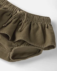 Baby Girl Organic Cotton Corduroy Skirt