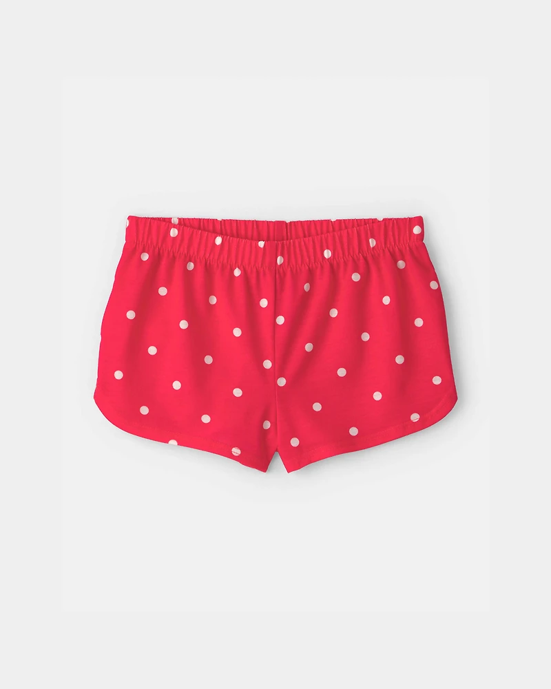 Toddler Girl 2-Piece Disney© Minnie Mouse Short-Sleeve Pyjama Set - Red/White