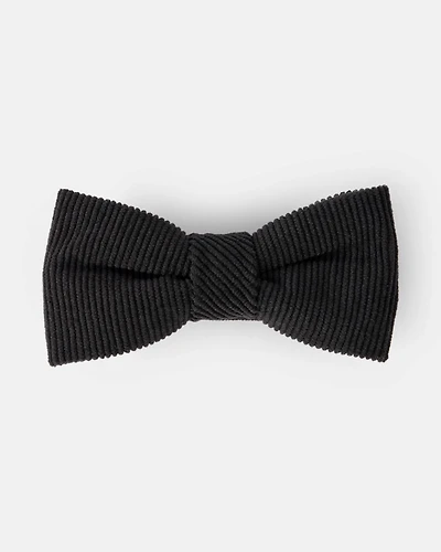 Boys Corduroy Bowtie - Black