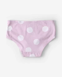 Girls 7-Pack Dots and Stripe Brief Underwear