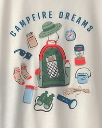 Boys Camp Short-Sleeve 2-Piece Pyjama Set