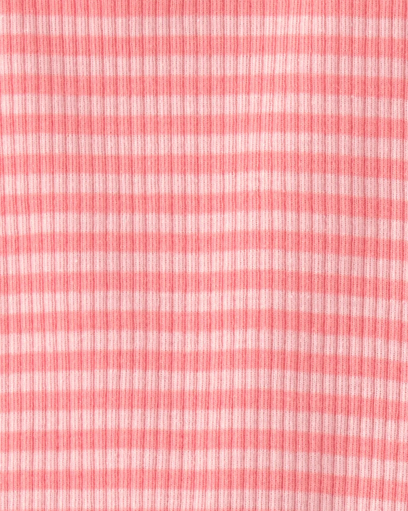 Baby Girl 3-Piece Ice Cream Truck Short-Sleeve Top, Bodysuit & Short Set - Pink/Ivory