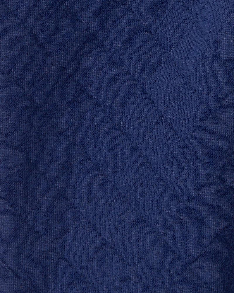 Baby Boy 2-Piece Striped Hooded Long-Sleeve Bodysuit Pant Set - White/Navy