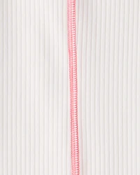 Girls Active Rib Long-Sleeve Top - Cream