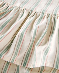 Baby Linen Striped Sunsuit Made with Organic Cotton