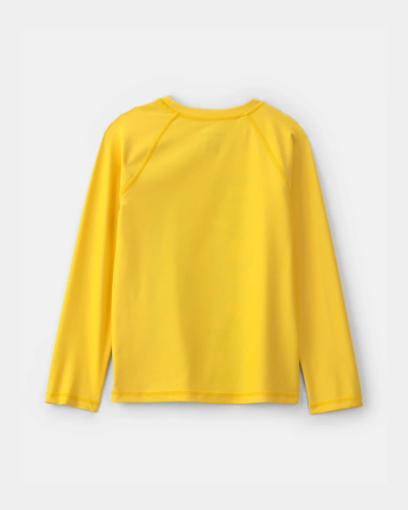Boys Pokemon Long-Sleeve Rashguard - Yellow