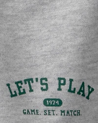 Baby Boy 3-Piece Varsity Cardigan, Bodysuit & Short Set - Green/Grey