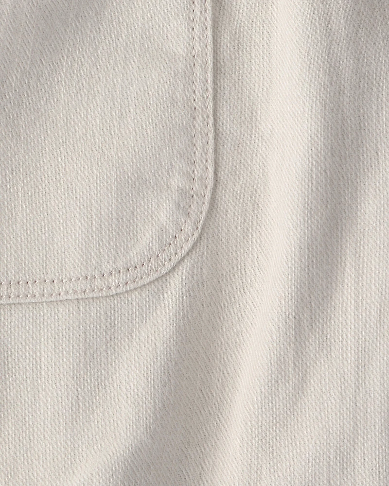 Boys Twill Shorts - Light Khaki