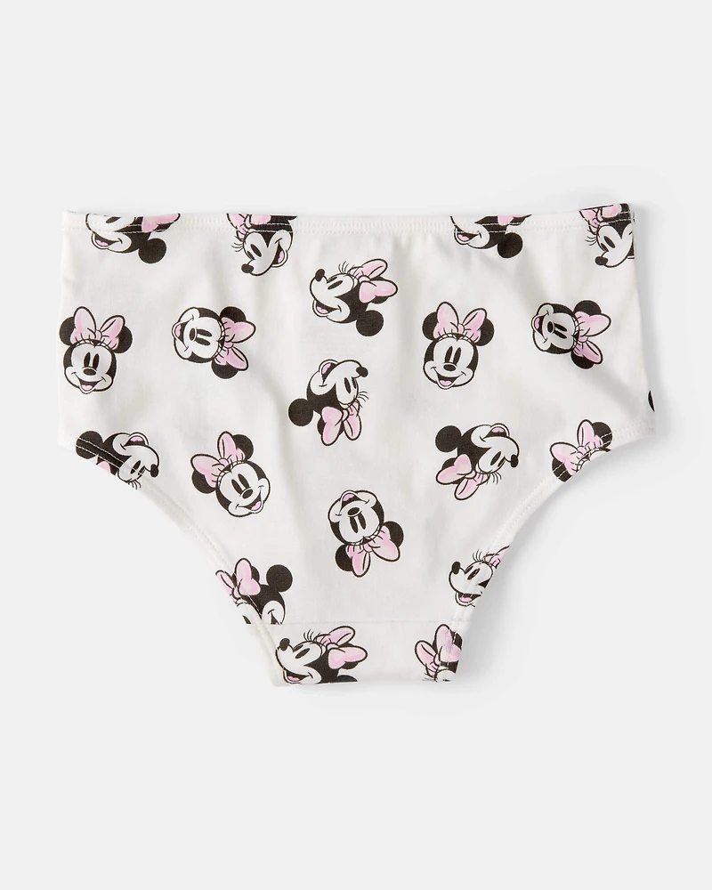 Kid 6-Pack Minnie Mouse Stretch Cotton Underwear