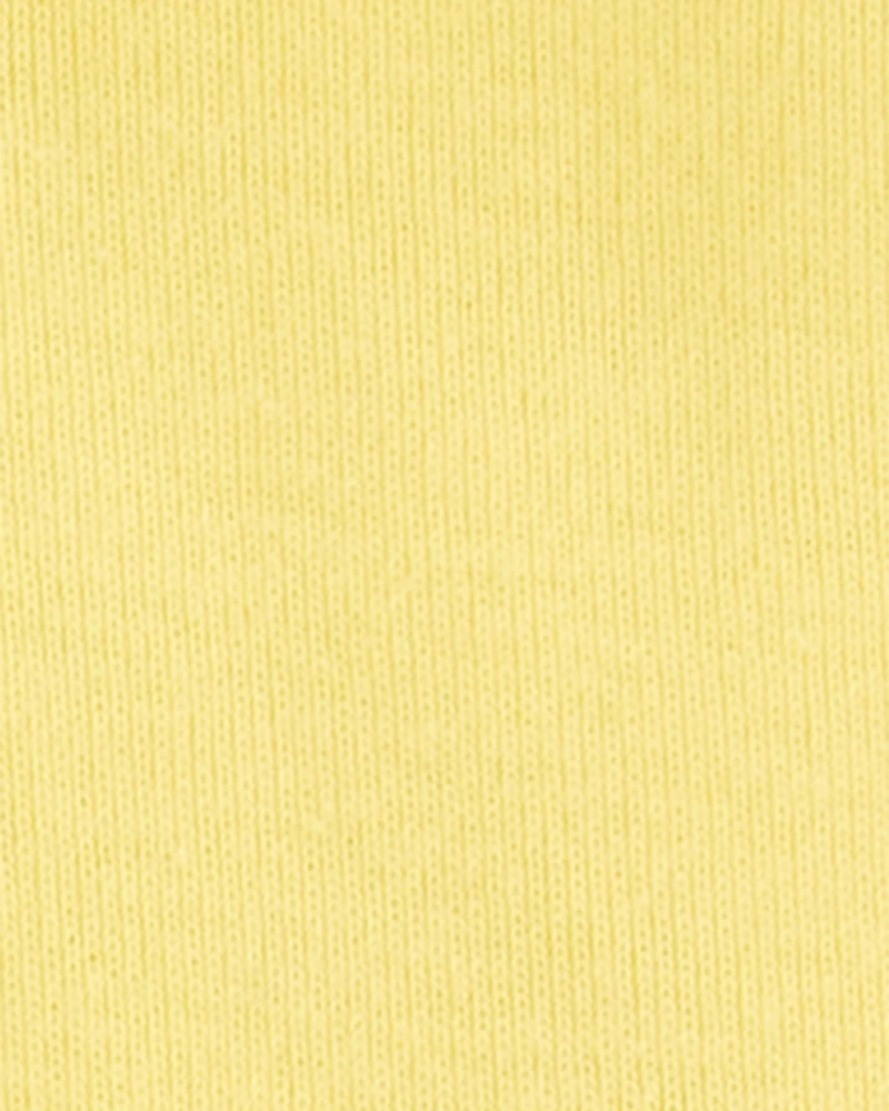 Baby Girl 3-Piece Outfit Set - Yellow/Chambray