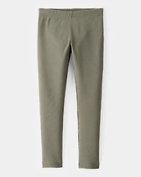 Girls Ribbed Leggings