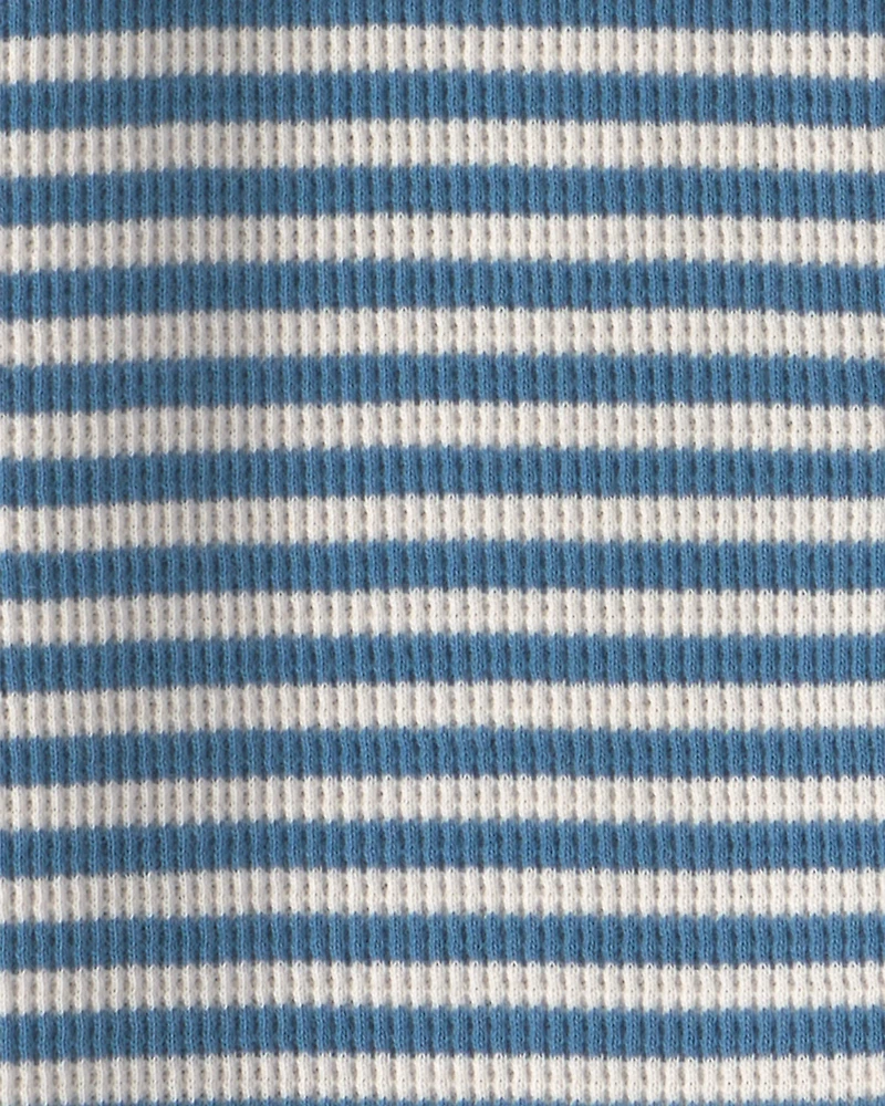 Baby Organic Cotton Waffle Knit Jumpsuit