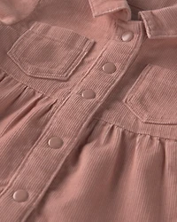 Baby Girl Organic Cotton Corduroy Dress