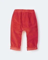 Toddler Corduroy Playground Pant - Orange